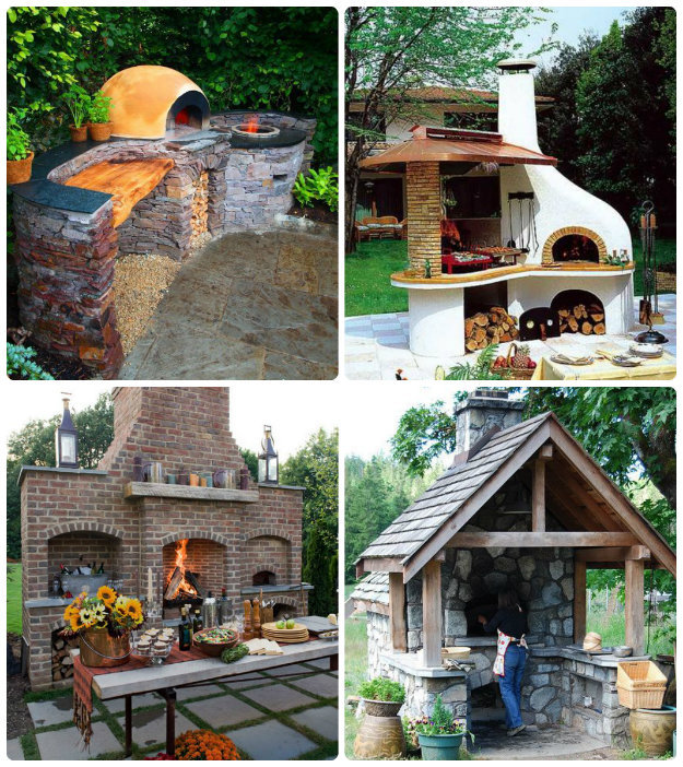 pizza /stone bake ovens with work space